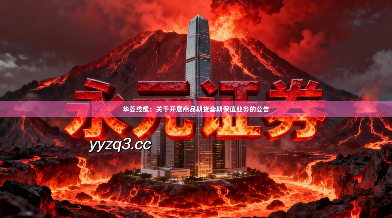 华菱线缆：关于开展商品期货套期保值业务的公告