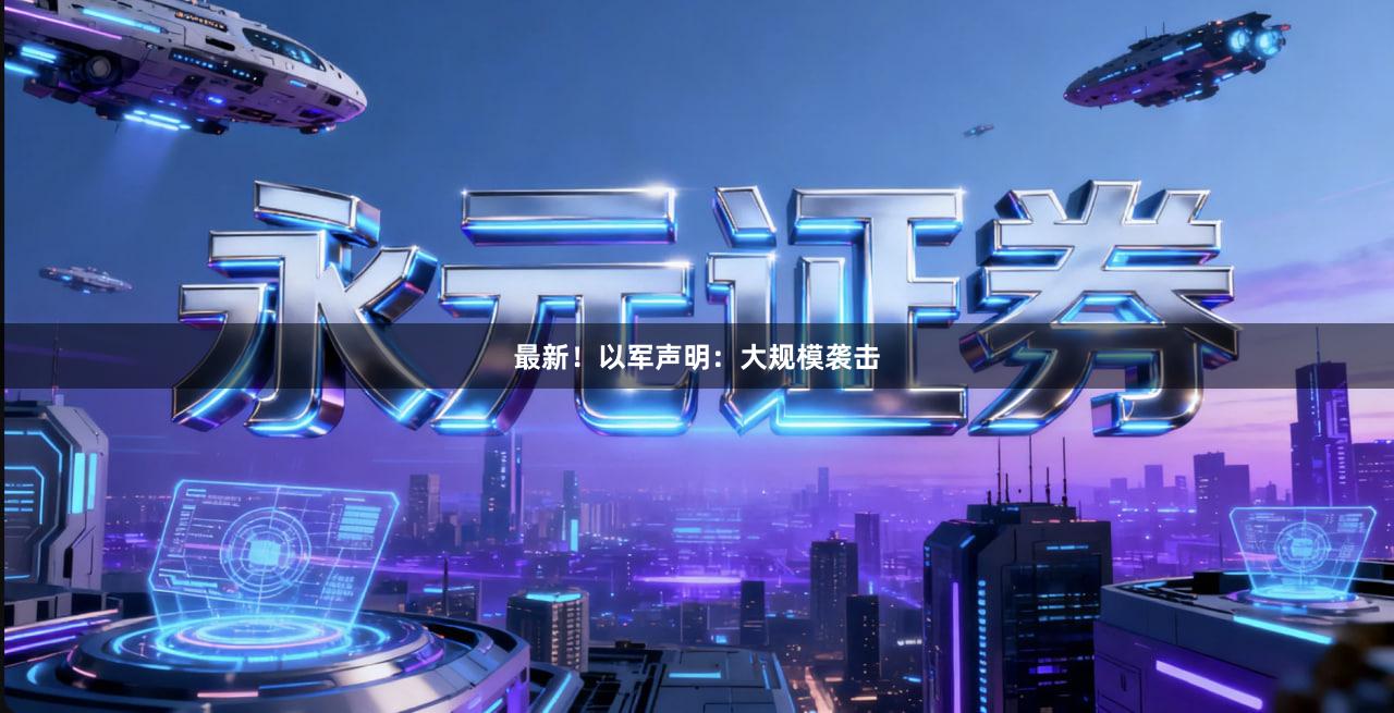 最新！以军声明：大规模袭击