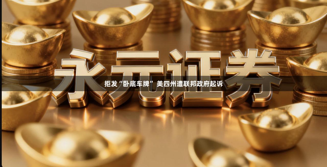 拒发“卧底车牌” 美四州遭联邦政府起诉